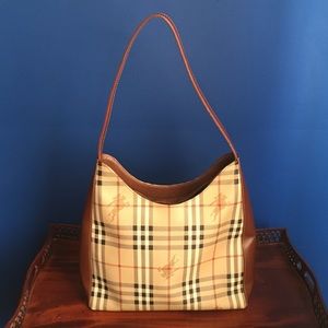 Burberry Haymarket Check Shoulder Bag
